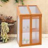 Transparent Wooden Greenhouse Cold Frame Garden Flower Planting Box Growhouse