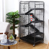 132cm Rabbit Metal Cage Hutch Cat Ferret Guinea Pig House Small Animal Pet Home