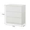 White / Black Chest of Drawers Bedside Table Nightstand 3 Drawer Cabinet Bedroom