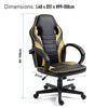 Executive Recliner Racing Gaming Chair Leather Office Swivel Computer Desk Chair