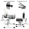 70CM Lifting Table Top Can Tilt Desk Chair Set Kids Study Learning Table W/Lamp
