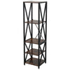 Industrial Rustic Wood Coffee Table Storage Display Shelf Console Table TV Stand
