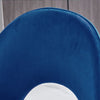 Dining Table & Chairs Set 4/6 Velvet Fabric Padded Seat Kitchen Furniture