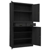Office Cabinet Anthracite 90x40x180 Steel I3O5