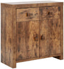 COMPACT SIDEBOARD MANGO CABINET CUPBOARD SHELVING STORAGE UNIT