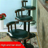 2PCS Bar Stools Swivel Bar Stool Comfortable Chair Seat Garden Shed Pub Leisure