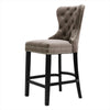 Upholstered Tufted Dining Chair Hourglass/Rolled Backrest Kitchen Side Chairs