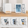 4L Mini Fridge with LED Mirror Portable Cooler Warmer Table Top Bedroom Makeup