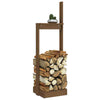 Solid Wood Pine Log Holder Rack Lumber Storage Carrier Multi Colours
