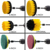 13X Drill Brush Attachment Set Power Scrubber Kit Car Scrubbing Cleaning Kit