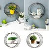 Industrial Metal Wire Folating Wall Shelves Unit Storage Display Shelf Art Decor