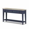 Florence Navy Blue Console Table.Kitchen hallway console table, 3 drawers&shelf