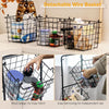 3-Tier Fruit Basket Stand Wire Bowls Detachable Kitchen Vegetable Storage Rack