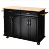 Kitchen Island Trolley Storage Cart Cupboard Sideboard Cabinet Storage Rack Unit