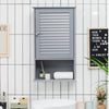 3-Tier Bathroom Cabinet Wall Mounted Storage Organizer Adjustable Shelves