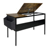 Industrial Style Computer Desk Study Desk Office Long Desk with Storage