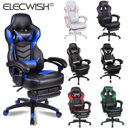 Executive Gaming Chair Office Ergonomic Computer Desk Swivel Massage Recliner