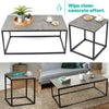 Coffee Side End Table Sofa Living Room Wooden Metal Bedside Furniture Round Tea