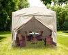Outdoor Garden Pop Up Gazebo Marquee Party Tent Canopy 4 Side Panels 2x2M