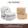 Recliner Chair Electric Lift Riser Massage Chair Recling Armchair Sofa White