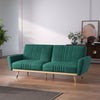 Velvet 3/4 Seater Sofa Multifuctional Recliner Sofa Bed Sleeper Function Sofabed