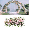 50/100CM DIY Wedding Silk Flower Wall Arrangement Arch Row Backdrop Home Decor