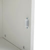 Modern Storage Cabinet Cupboard with 3 Shelves & 2 Doors Bookcase Display Unit