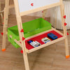 2IN1 Two-Side Kids Child Easel Blackborad Drawing Art Chalk Board Adjustable