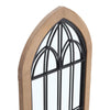 Large Wood Window Wall Mirror Enchanted Window Style Hallway Wall Mirror 90*50cm