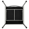 Foldable Dining Table and Chairs PU Leather Padded Seat Kitchen Home Furniture