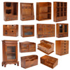 Small Desktop Wooden Storage Unit Jewellery Trinket Box Cabinet Display Shelves