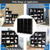 16-Cube Storage Organizer Plastic Bookcase Display Rack Modular Closet Cabinet