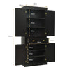 Kitchen Pantry Cabinet Freestanding Buffet Cupboard W/ 2-Door Cabinets & Drawer