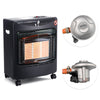 Infrared Cabinet Gas Heater Camping Caravan Ceramic Piezo Butane Heater