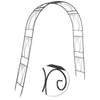 Garden Arch Wrought Iron Archway Support for Climbing Plants Wedding Decoration
