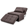 Foldable Sofa Bed 4-In-1 Convertible Sleeper Sofa Chair Adjustable Sofa Recliner