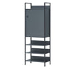 Open Wardrobe Clothes Organizer Closet Cupboard Bookshelf Grey Storage