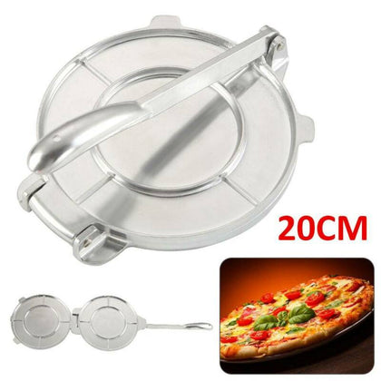 8 Inch Tortilla Press Maker Flat Flour Corn Taco Flatbread Baking Tool Aluminium