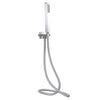 Bathroom Square Shower Mixer Tap Kit Stainless Steel LED Rain Shower Sprayer UK
