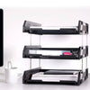 3Tier Office Filing Trays Letter Rack Desk Organiser Paper A4 Document Holder UK