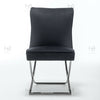 Vanquish Premium Button Back Velvet Dining Chair Brampton Cross Legs Chrome 2023