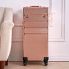 4 in 1 Large Makeup Beauty Cosmetic Case Trolley Box Hairdressing Nail Storage