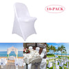 10PCS Folding Stretch SPANDEX Chair Cover Wedding Banquet Reception Decorations