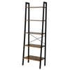 Industrial Shelving Unit Vintage Bookcase Metal Bookshelf Home Storage Furniture