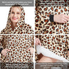 Hoodie Blanket Reversible Oversized Ultra Plush Sherpa Giant Hooded Sweatshirt
