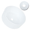 Modern Round Bathroom Basin Sink Ceramic Bowl Vanity Counter Cloakroom Wash