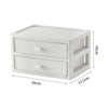 Stationery Organizer Clear Desktop Storage Container Drawer Makeup Stackable Box
