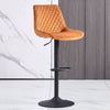 2x Breakfast Bar Stools Velvet Swivel Gas Lift Chairs Kitchen Pub Cafe Barstools