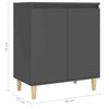 Slim Hallway Cabinet Cupboard Modern Side Table Console Narrow Unit Grey Small