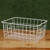 1pcs Iron Storage Basket Metal Wire Mesh Basketry Bathroom kitchen Tray Desk UK